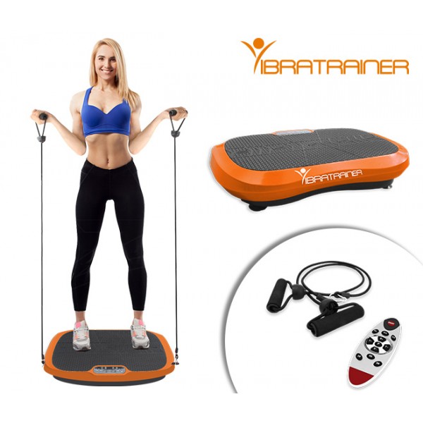Potente plataforma vibratoria para ejercicios, máquina de eliminación de  grasa, estimulador muscular para el hogar, entrenamiento de Fitness -  AliExpress