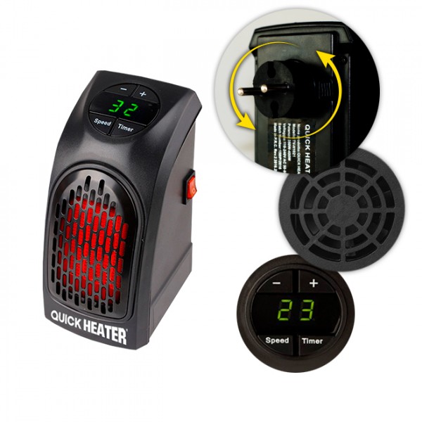 Teletienda, Mini Calefactor Fast Heater, Calefactor Handy Heater, Rapid  Heater