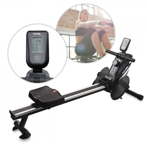 Máquina de remo de Interior para gimnasio en casa, equipo de Fitness, nivel  de resistencia ajustable