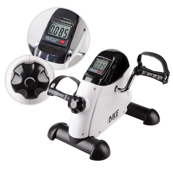 Pedaleador Mini Bike con resistencia regulable + contador digital para brazos /piernas