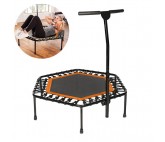 Trampolín Fitness Bonplus - Cama Elástica Plegable Con Altura Ajustable